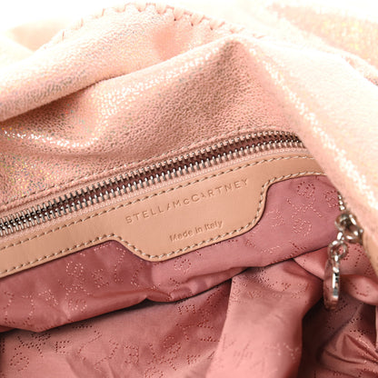 Stella McCartney Metallic Shaggy Deer Falabella Fold Over Tote Copper 9 of 11