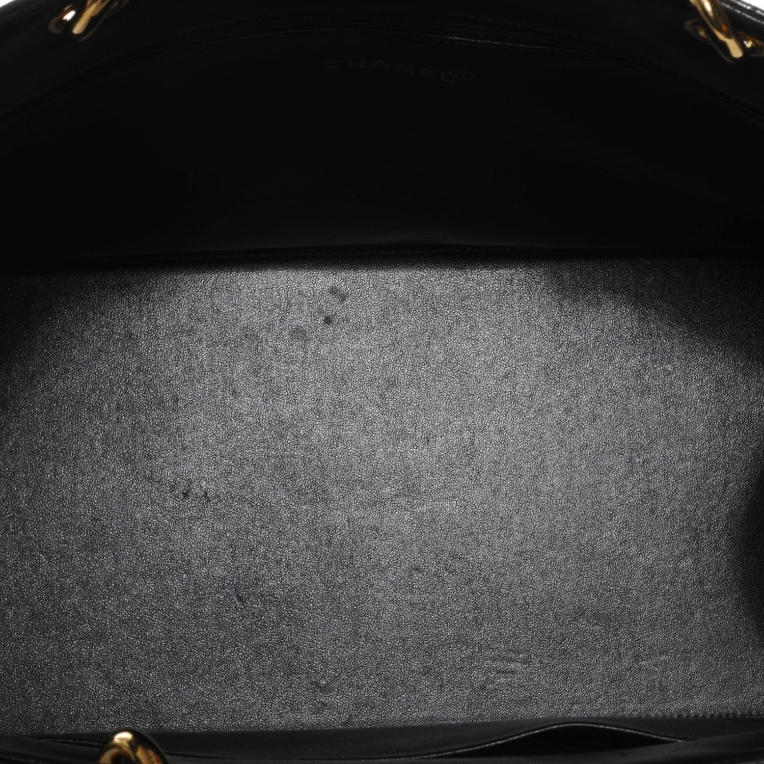 Chanel Patent Grand Shopping Tote GST Black 5 of 8