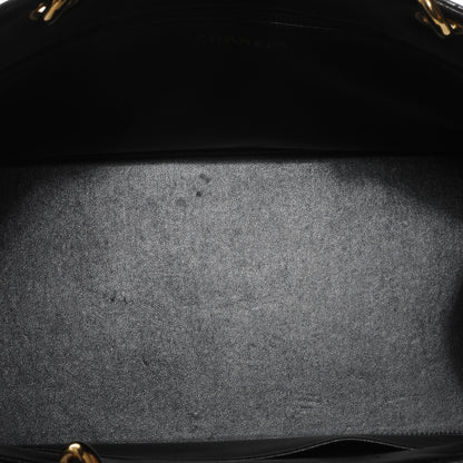 Chanel Patent Grand Shopping Tote GST Black 5 of 8