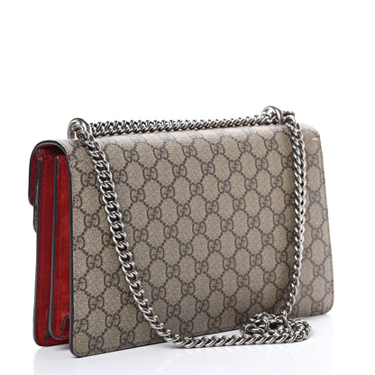 Gucci GG Supreme Monogram Small Dionysus Shoulder Bag Red 2 of 14