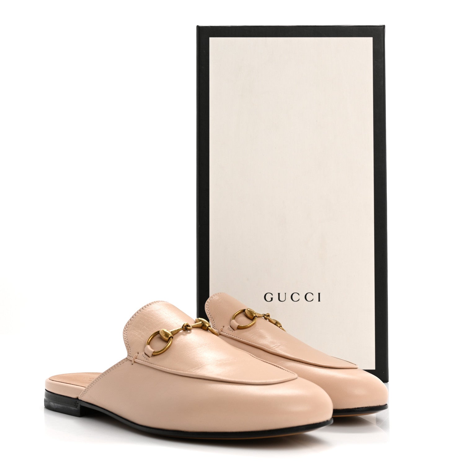 Gucci Malaga Kid Womens Princetown Slippers 37 Skin Rose 13 of 13