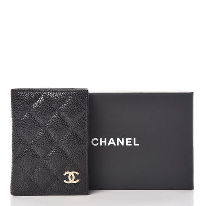 Chanel Caviar Quilted Card Holder Wallet Black 8 of 8