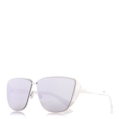 Christian Dior Metal Mirrored Futurist Sunglasses Silver 1 of 9