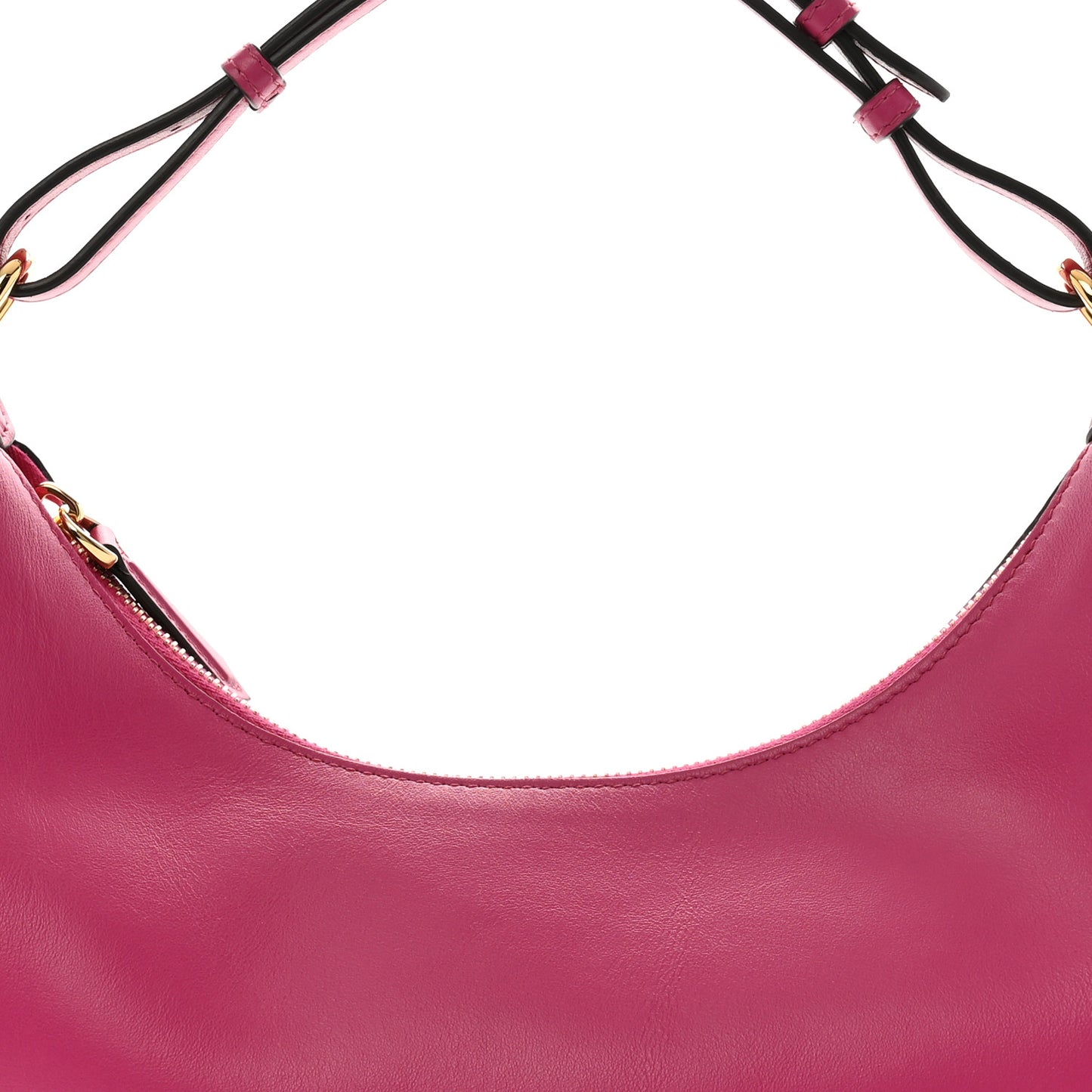 Vitello Grace Matte Small Fendigraphy Hobo Bag Ciclamino Pilar