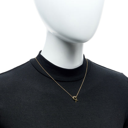 Tiffany 18K Yellow Gold Small Paloma Picasso Loving Heart Pendant Necklace 2 of 6