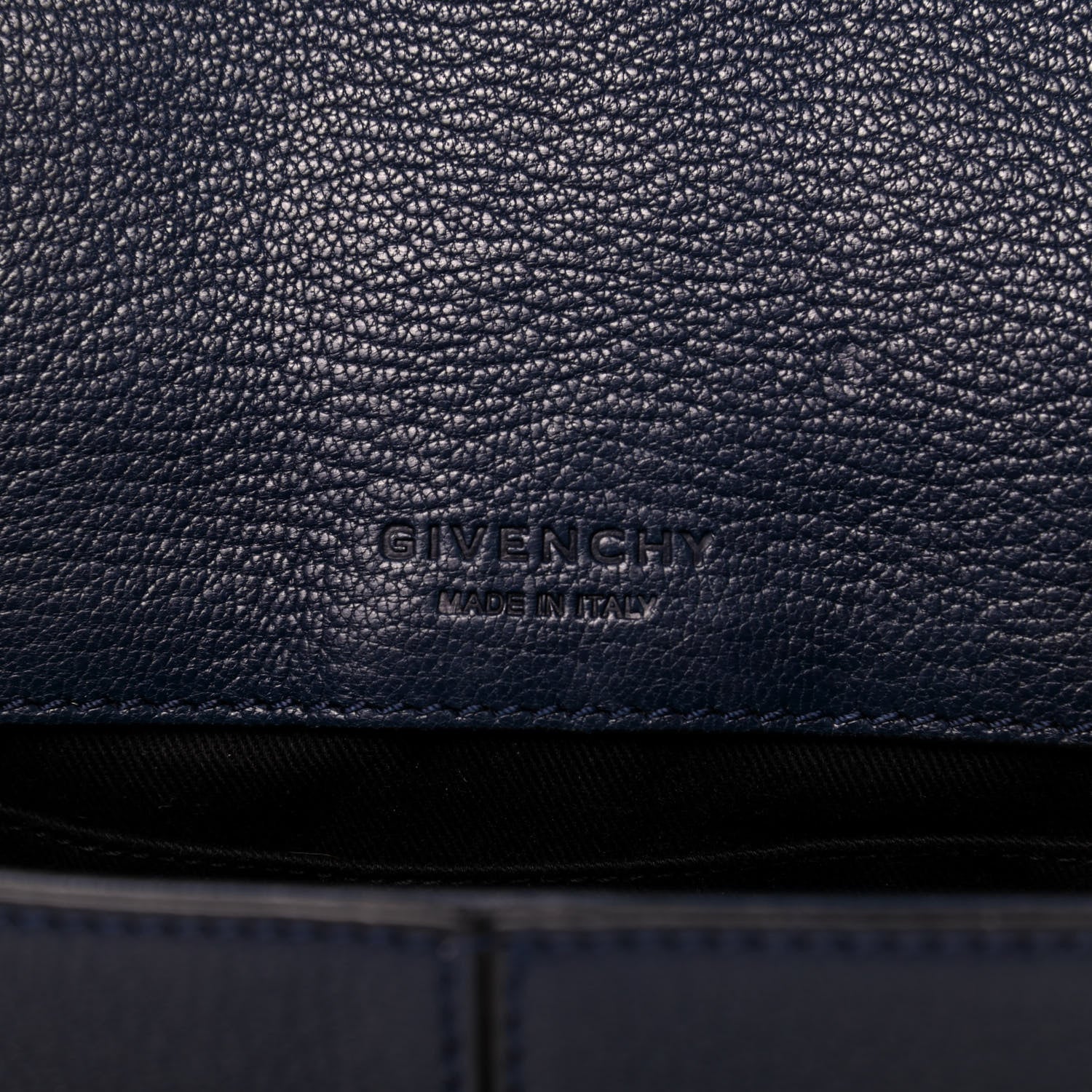 Givenchy Sugar Goatskin Obsedia Shoulder Bag Navy 8 of 9