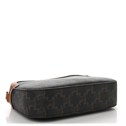 Celine Triomphe Canvas Small Camera Bag Tan 4 of 6