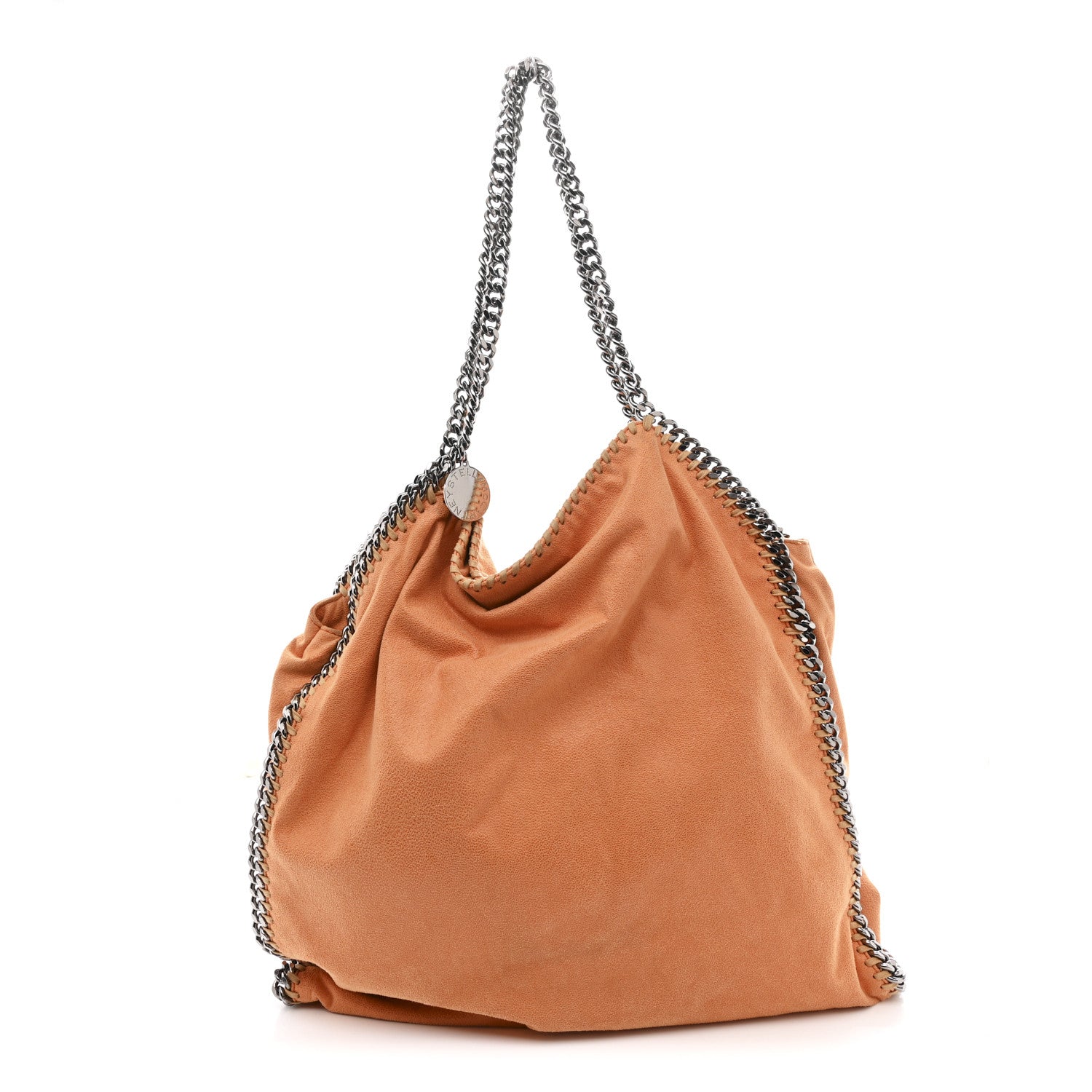 Stella McCartney Shaggy Deer Falabella Big Tote Orange 1 of 10
