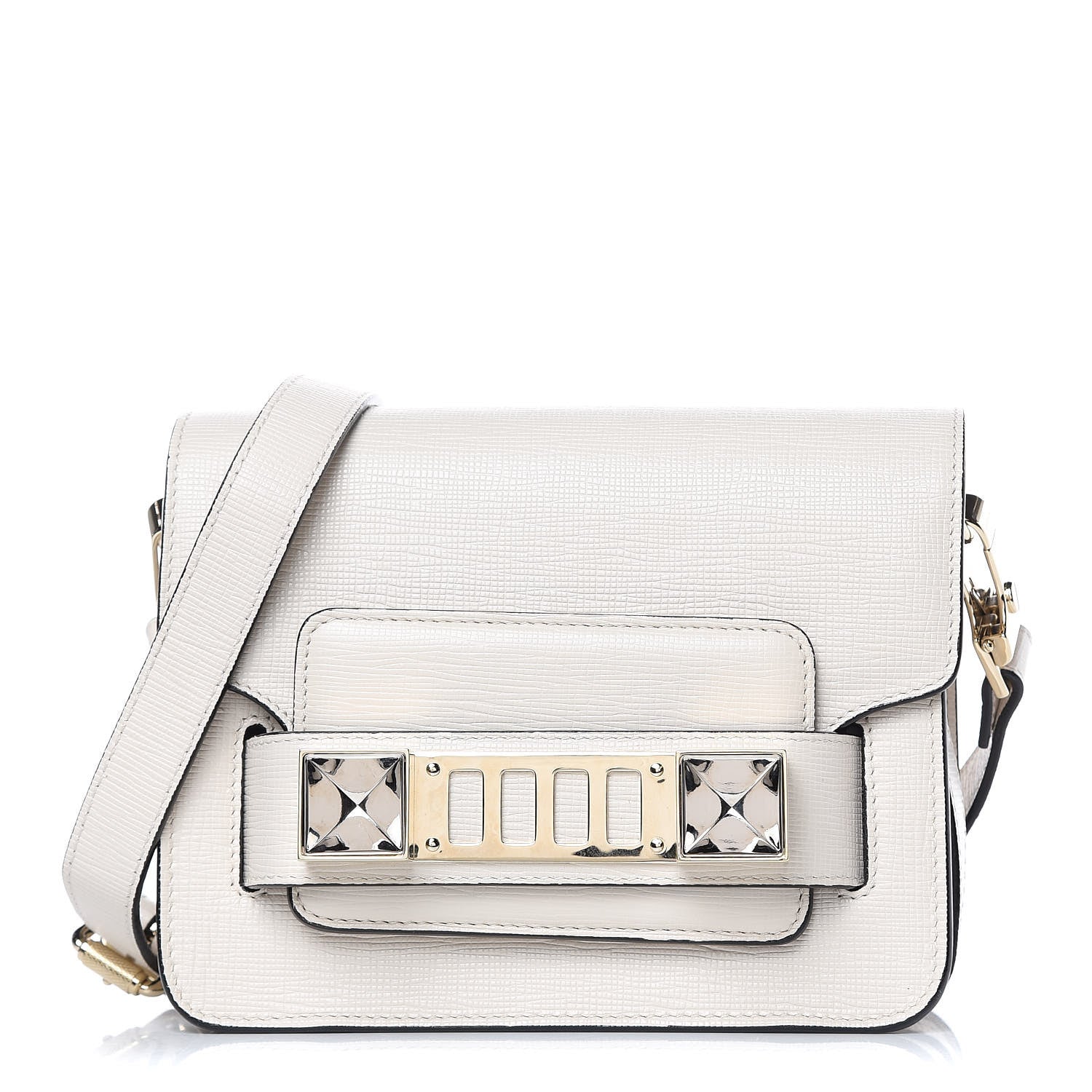 Proenza Schouler Linosa Calfskin Tiny PS11 Classic Shoulder Bag White 1 of 11