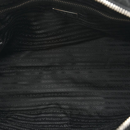 Prada Nylon Tessuto Impuntu Quilted Shoulder Bag Black 5 of 10