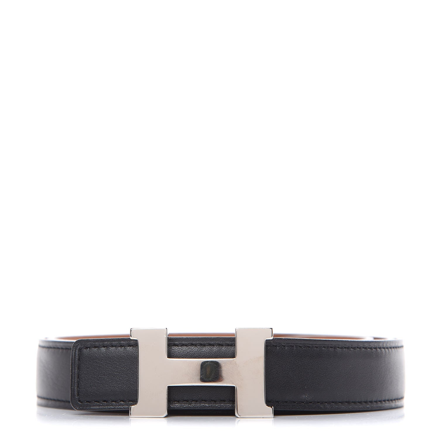 Hermes Swift Epsom 24mm Constance H Belt 90 Black Gold 1 of 5