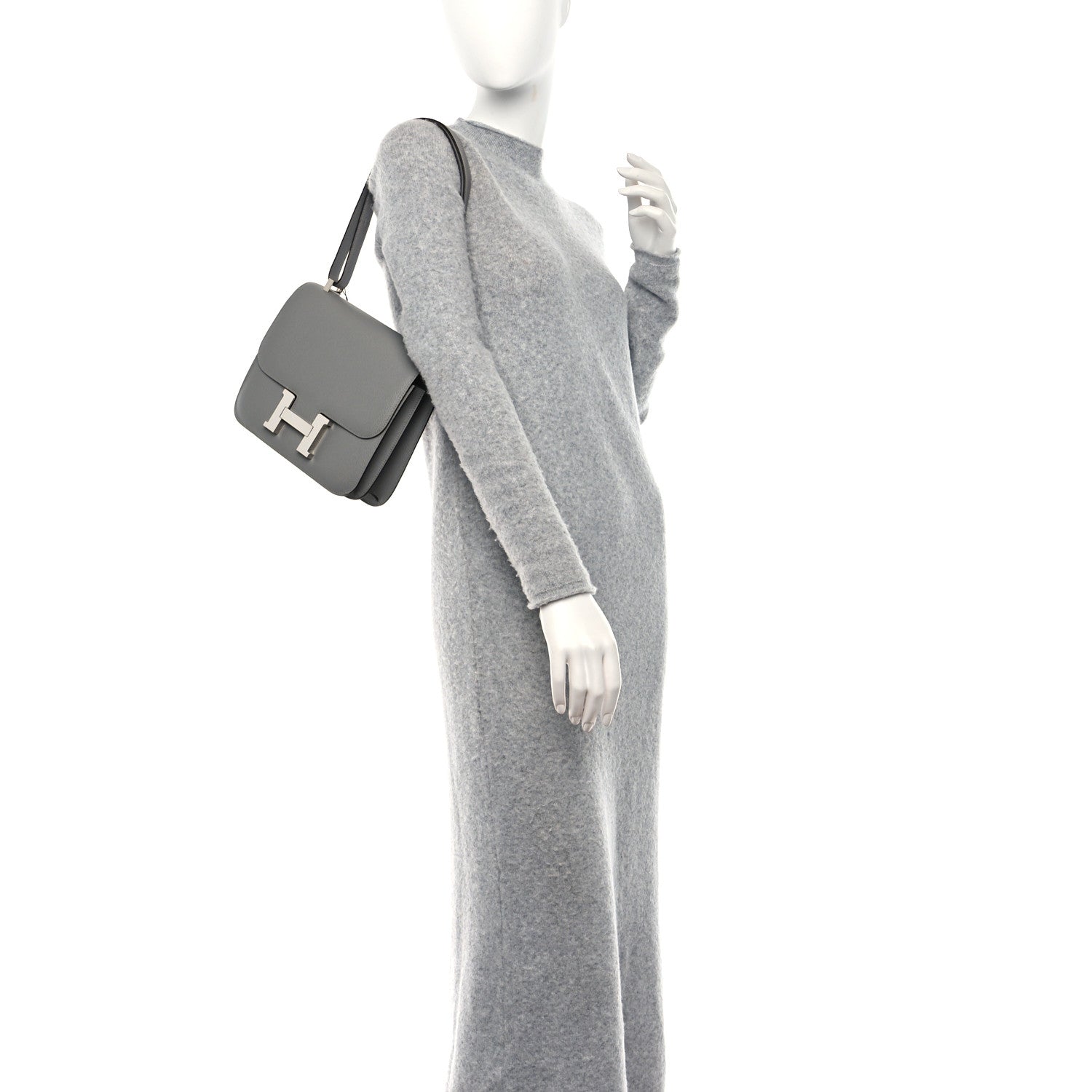 Hermes Epsom Constance 24 Gris Mouette 2 of 10