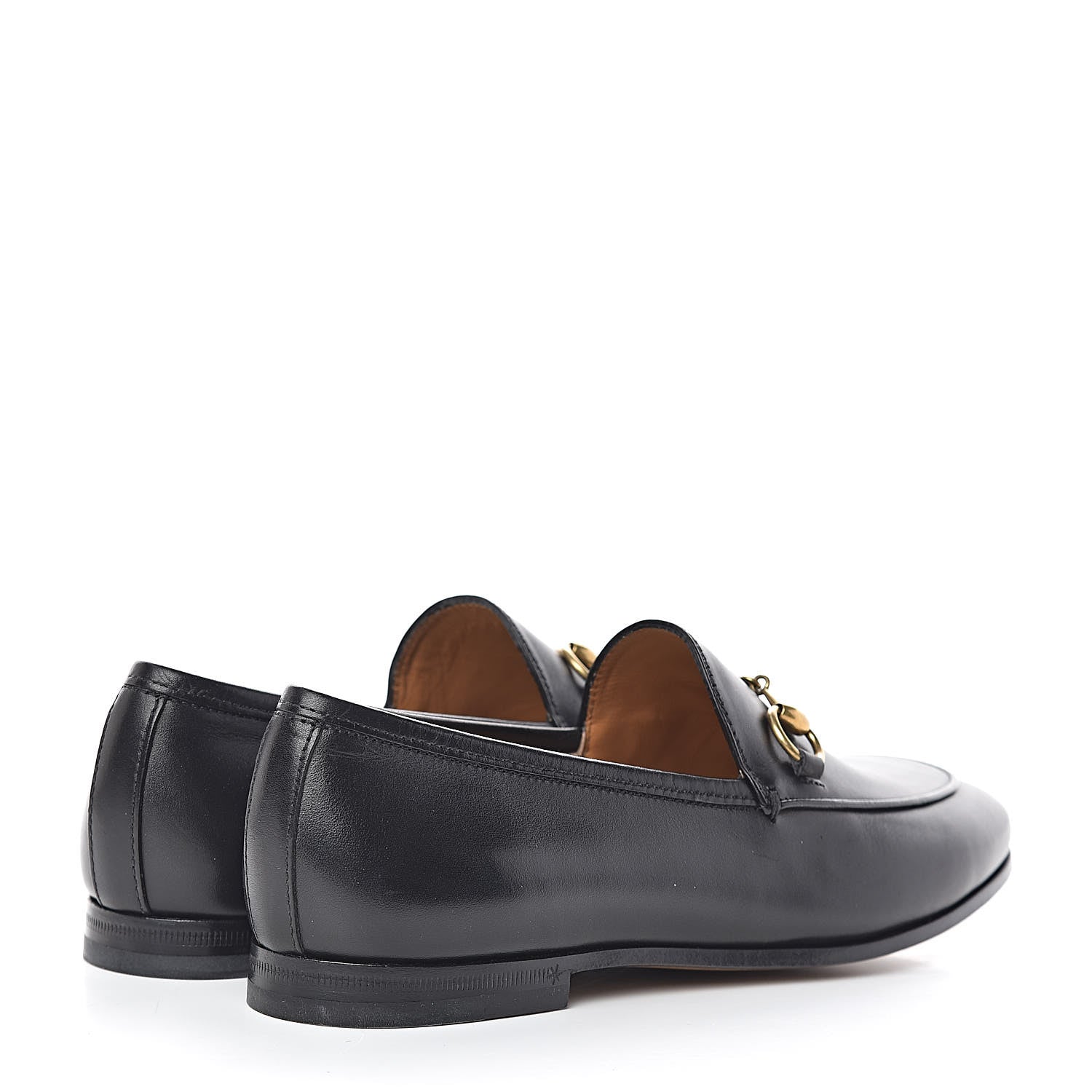 Gucci Calfskin Womens Jordaan Loafers 36 Black 4 of 10
