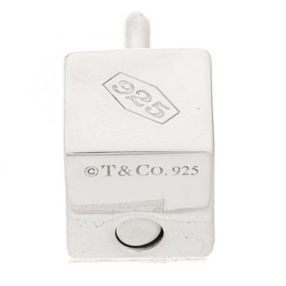 Tiffany Sterling Silver 1837 Cube Lock Charm 4 of 4