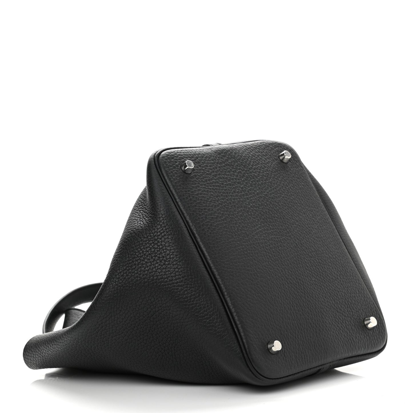 Taurillon Clemence Picotin Lock 26 GM Black