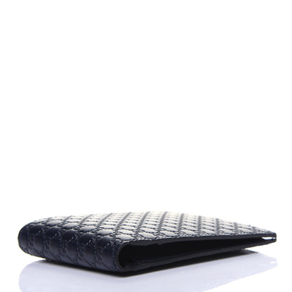 Gucci Microguccissima Bi-Fold Wallet Navy Blue 4 of 12