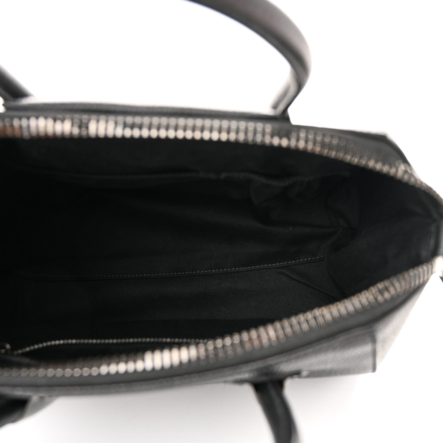 Sugar Goatskin Kenya Metal Small Antigona Black