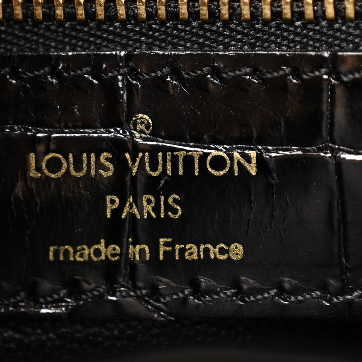 Louis Vuitton Crocodile Lockit PM Black 6 of 13