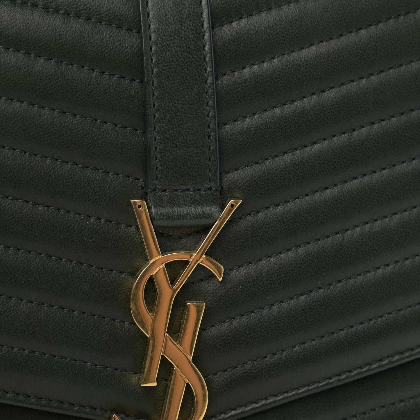 Lambskin Matelasse Chevron Monogram Medium Sulpice Bag Black