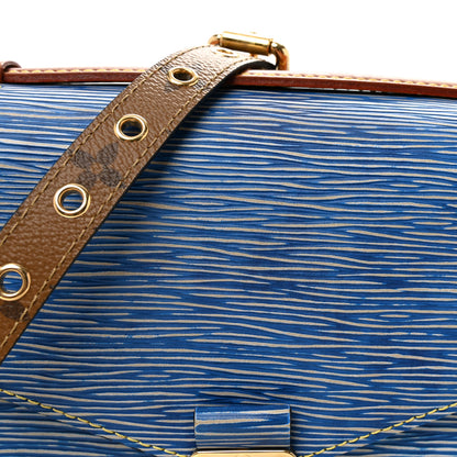 Louis Vuitton Epi Reverse Monogram Pochette Metis Denim Light 7 of 9