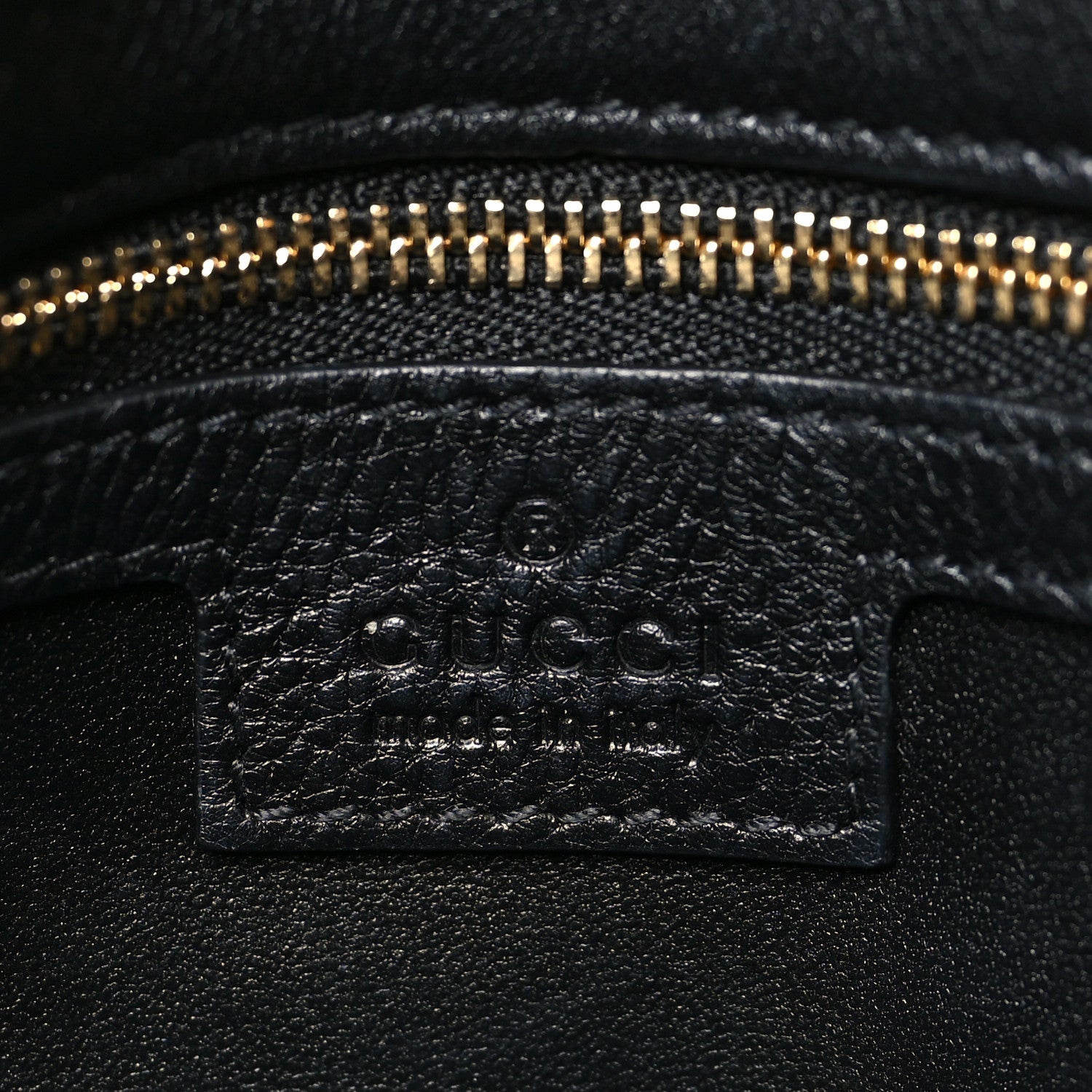 Gucci Roxy Calfskin Blondie Chain Shoulder Flap Bag Black 6 of 10