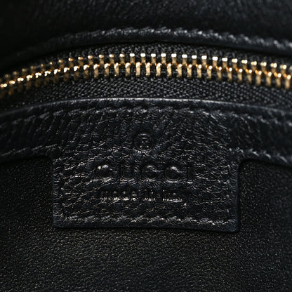 Gucci Roxy Calfskin Blondie Chain Shoulder Flap Bag Black 6 of 10