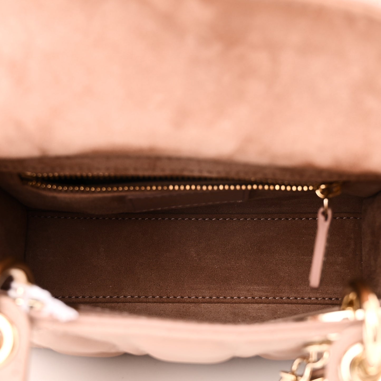 Lambskin Cannage Mini Lady Dior Fard