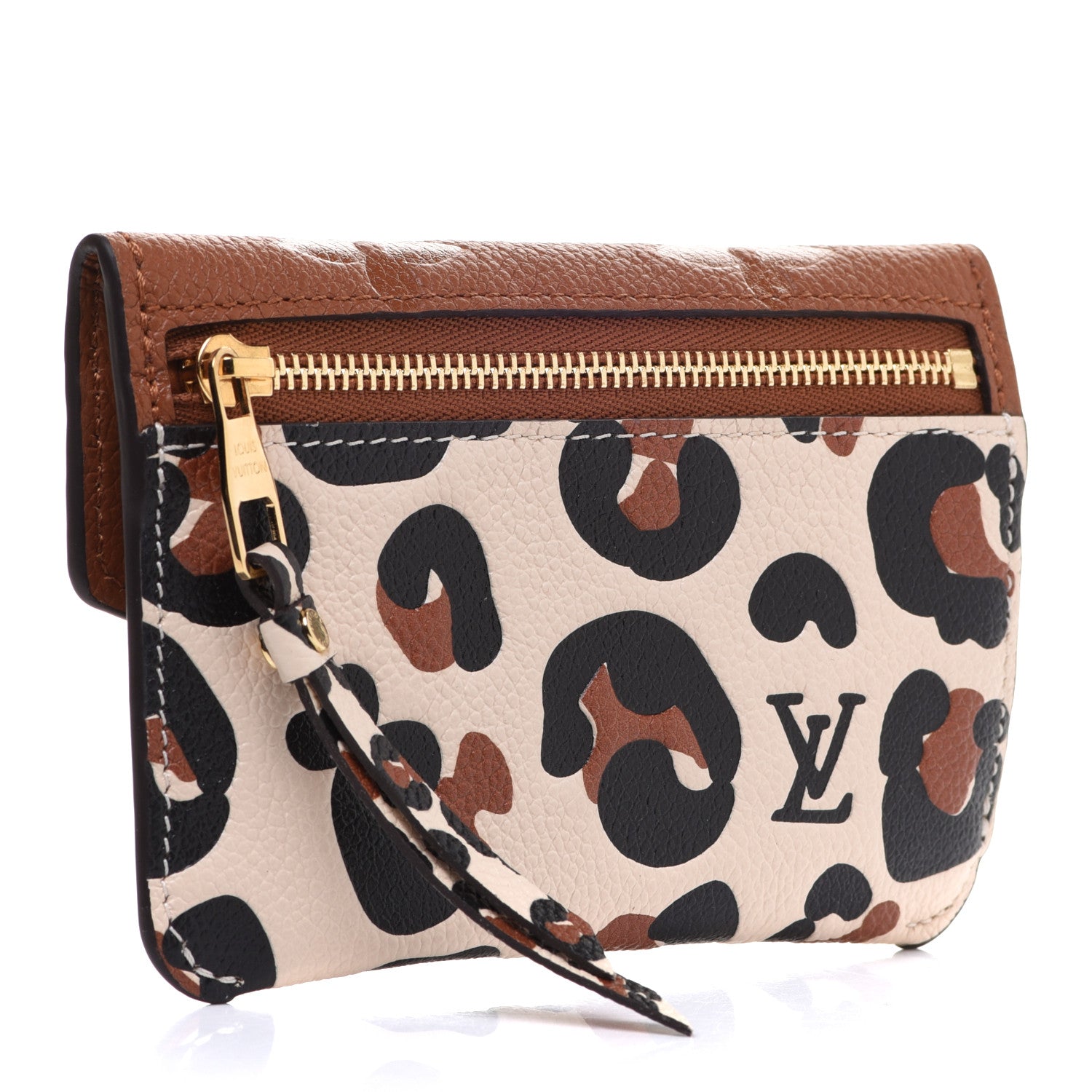 Louis Vuitton Empreinte Monogram Giant Wild At Heart Key Pouch Caramel 3 of 9