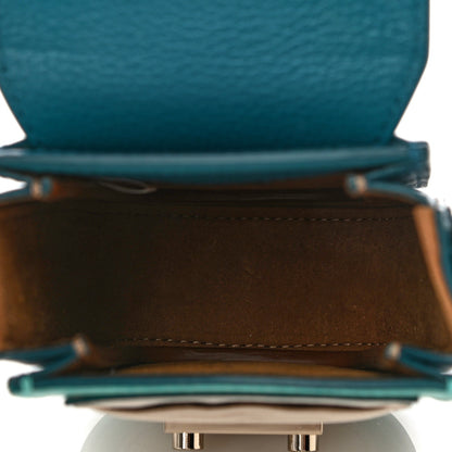 MCM Calfskin X-Mini Patricia Crossbody Deep Lagoon 5 of 8