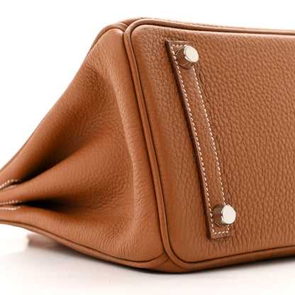Hermes Togo Birkin 25 Gold 8 of 10