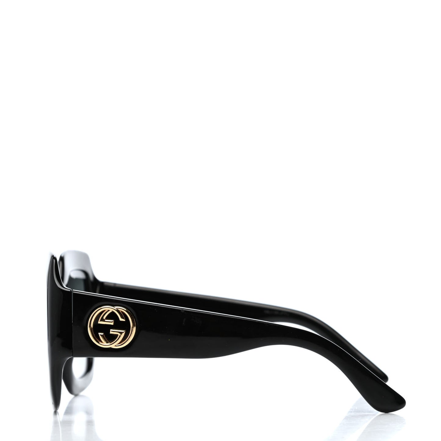 Acetate Square Frame Sunglasses GG0053S Black