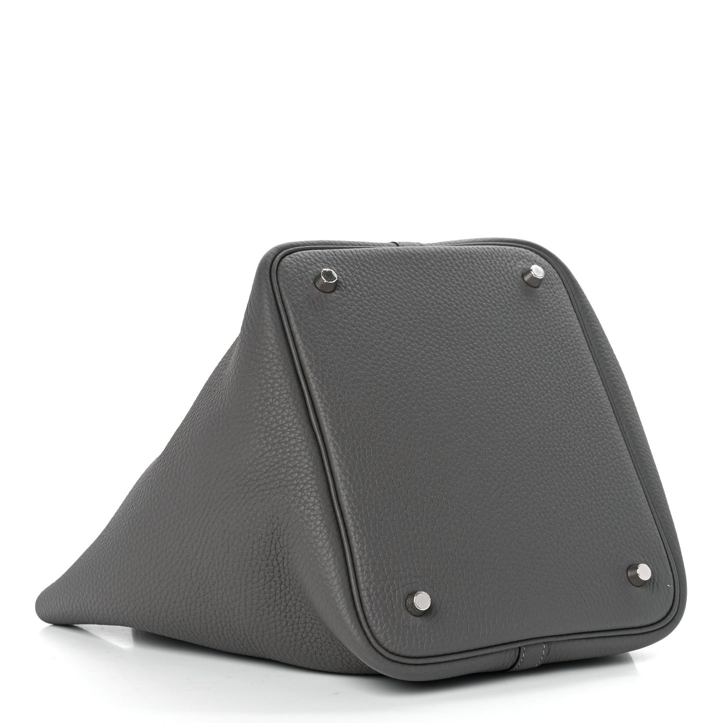 Taurillon Clemence Picotin Lock 22 MM Gris Meyer