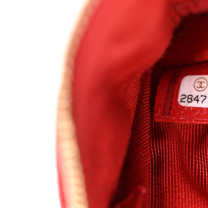 Chanel Caviar Quilted Small Cosmetic Case Red 7 of 8