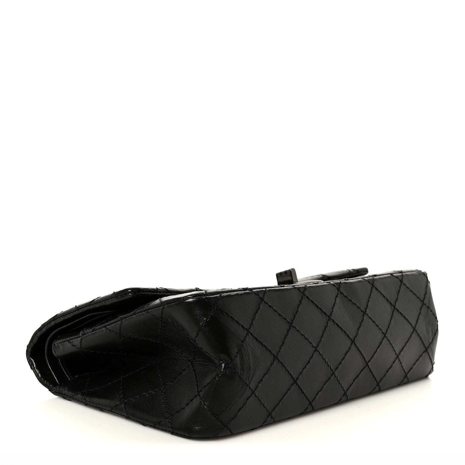 Chanel Aged Calfskin Quilted 2.55 Reissue 225 Flap So Black 4 of 11