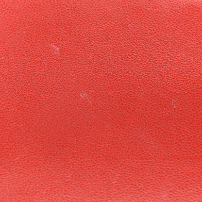 Chanel Grained Calfskin Quilted Large Label Click Flap Bag Red 11 of 14