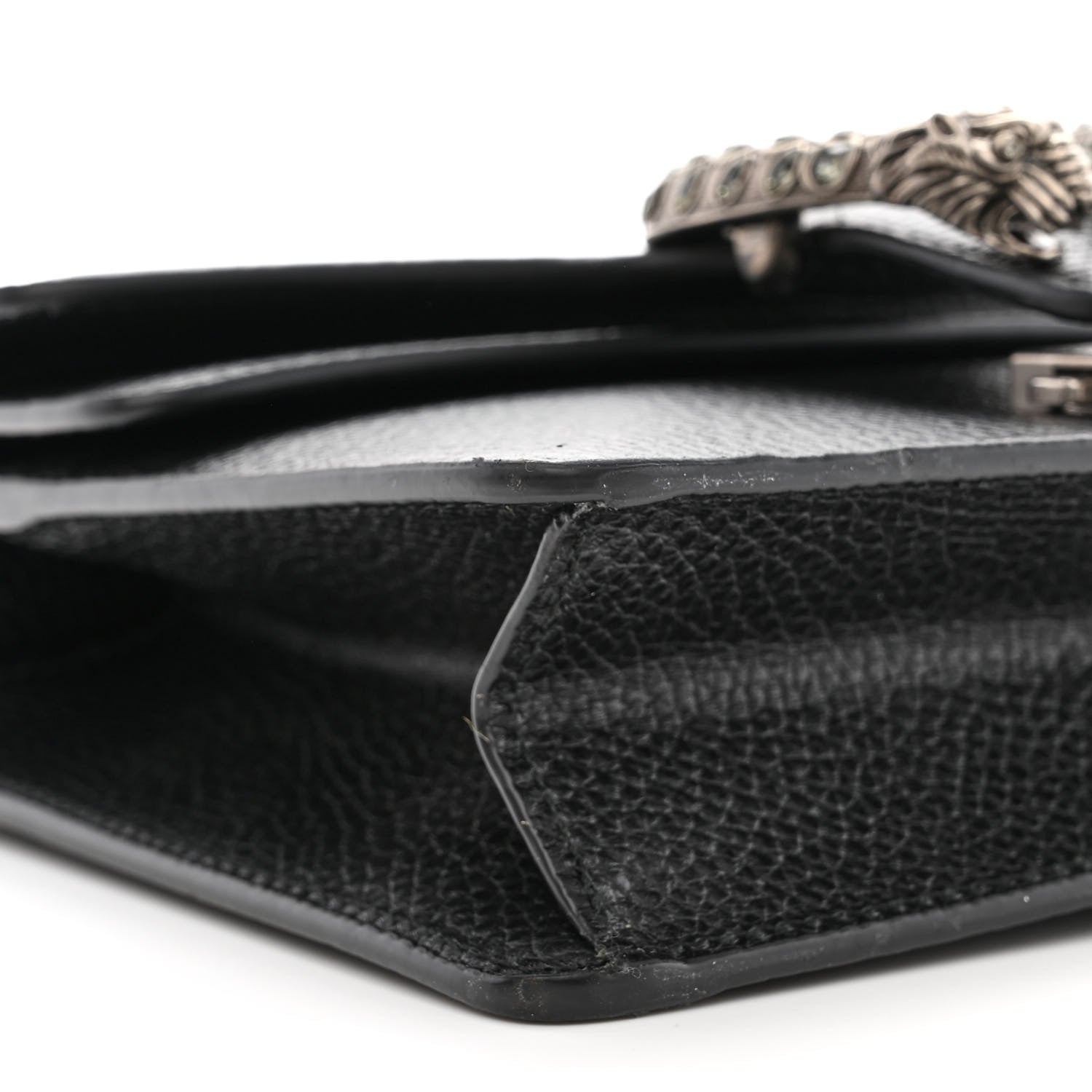 Gucci Calfskin Mini Dionysus Shoulder Bag Black 9 of 11