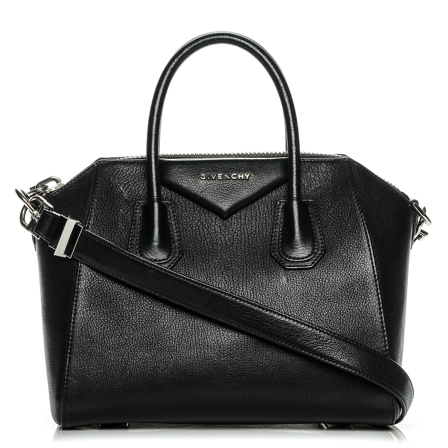 Sugar Goatskin Small Antigona Black
