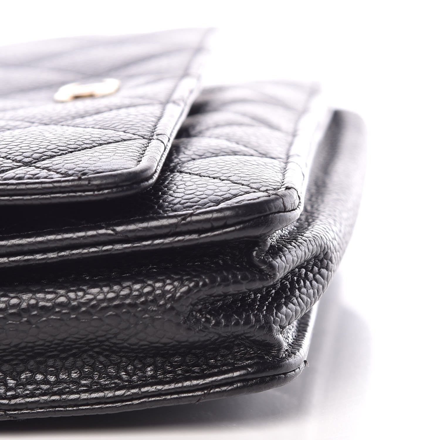 Chanel Caviar Quilted Wallet On Chain WOC Black 9 of 10