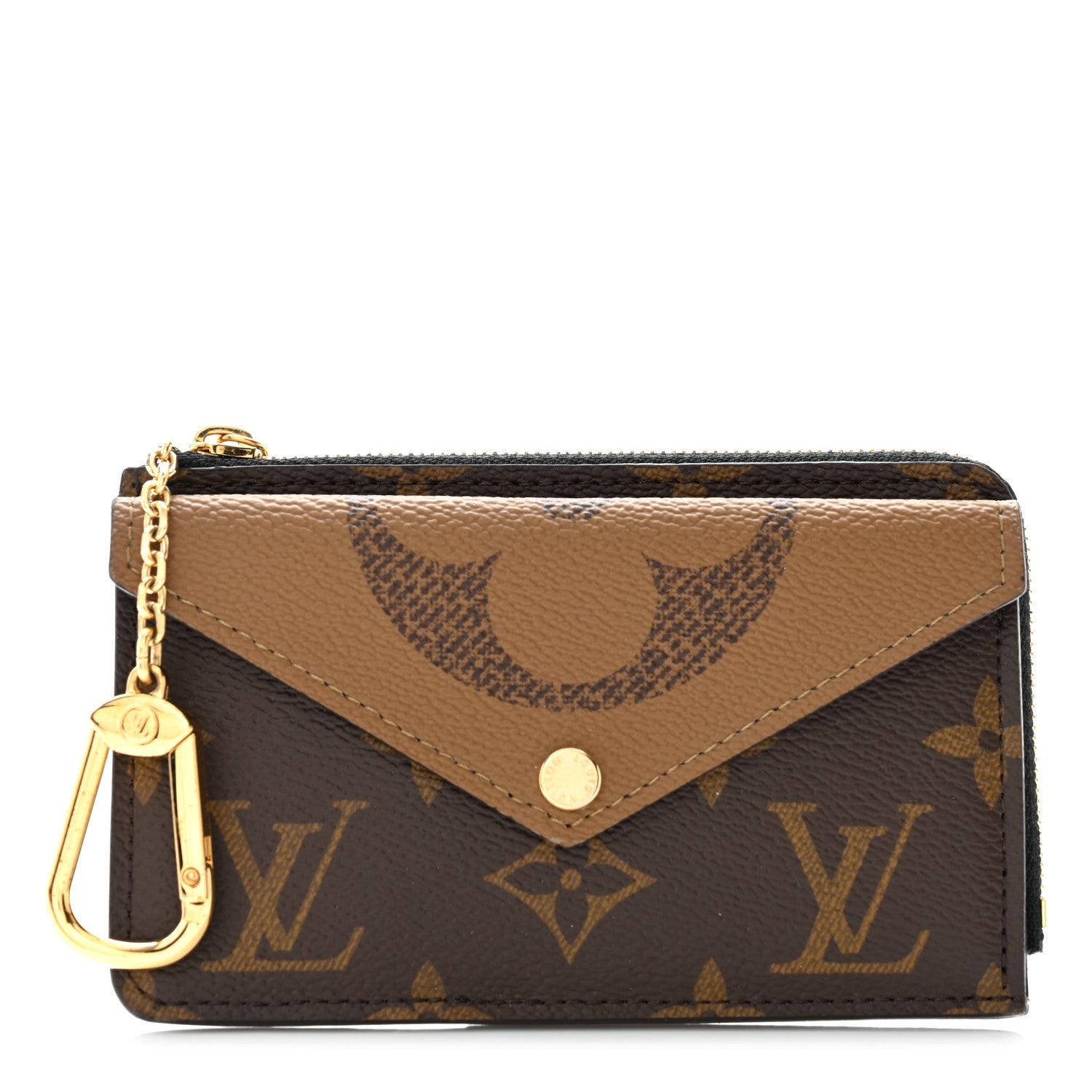 Louis Vuitton Reverse Monogram Recto Verso Card Holder Brown 1 of 5