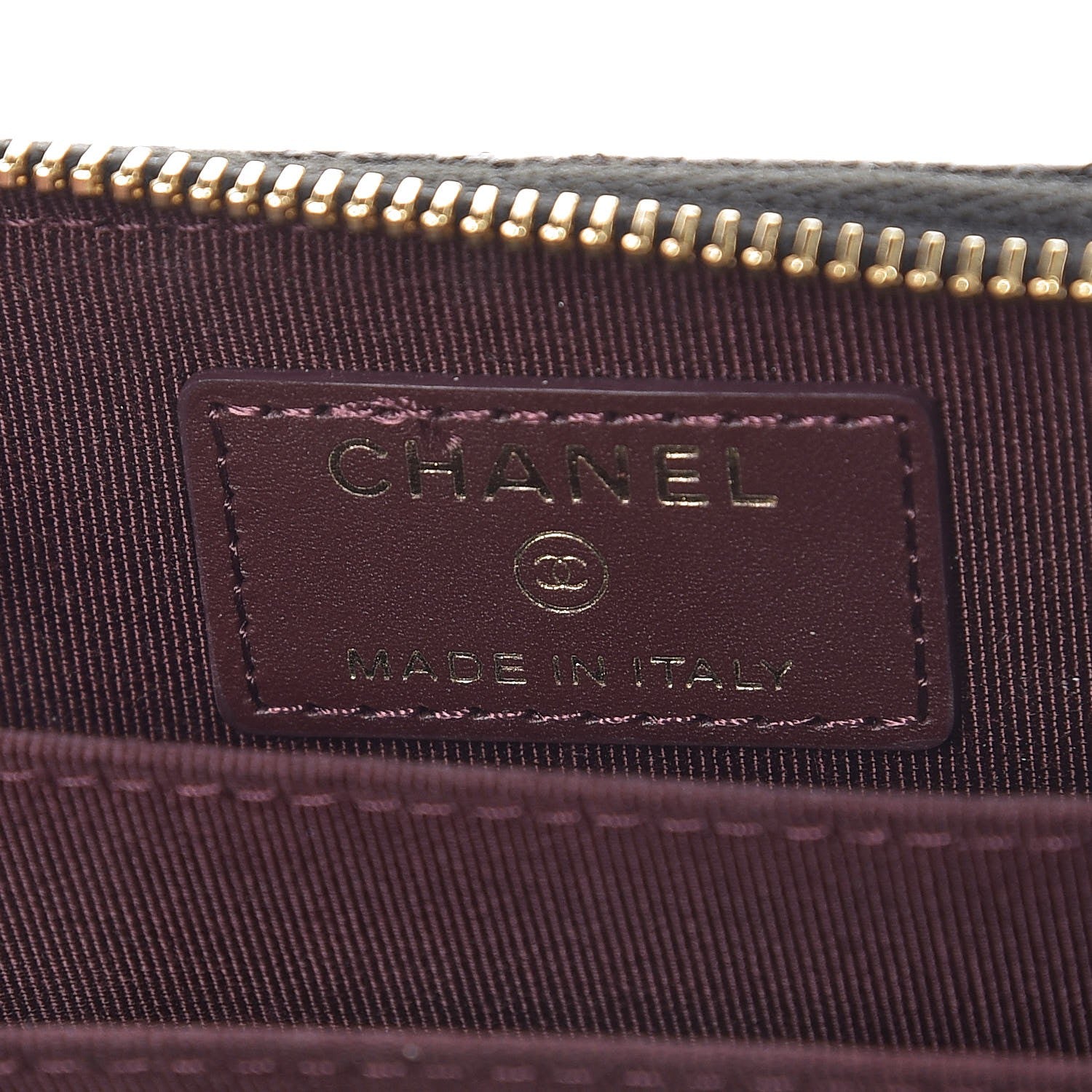 Chanel Caviar Quilted Zip Coin Purse Black 6 of 8