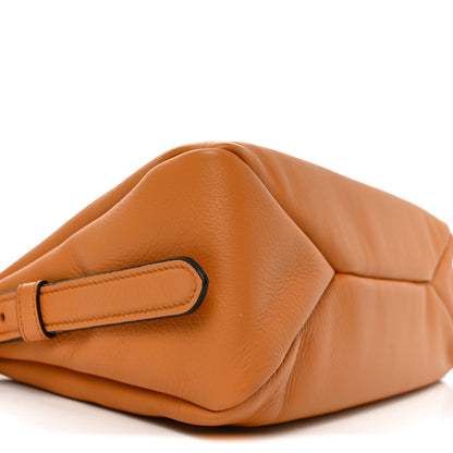 Prada Soft Calfskin Medium Aimee Shoulder Bag Caramel 8 of 9