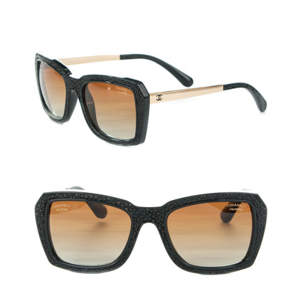 Chanel Stingray CC Polarized Sunglasses 6047-Q Black 1 of 6