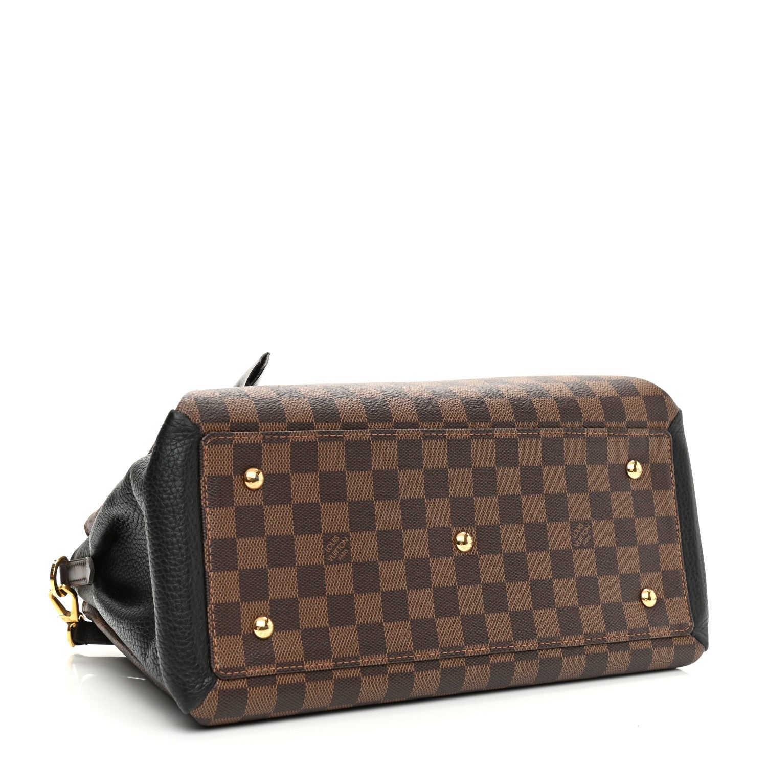 Louis Vuitton Cuir Taurillon Damier Ebene Normandy Black 4 of 8