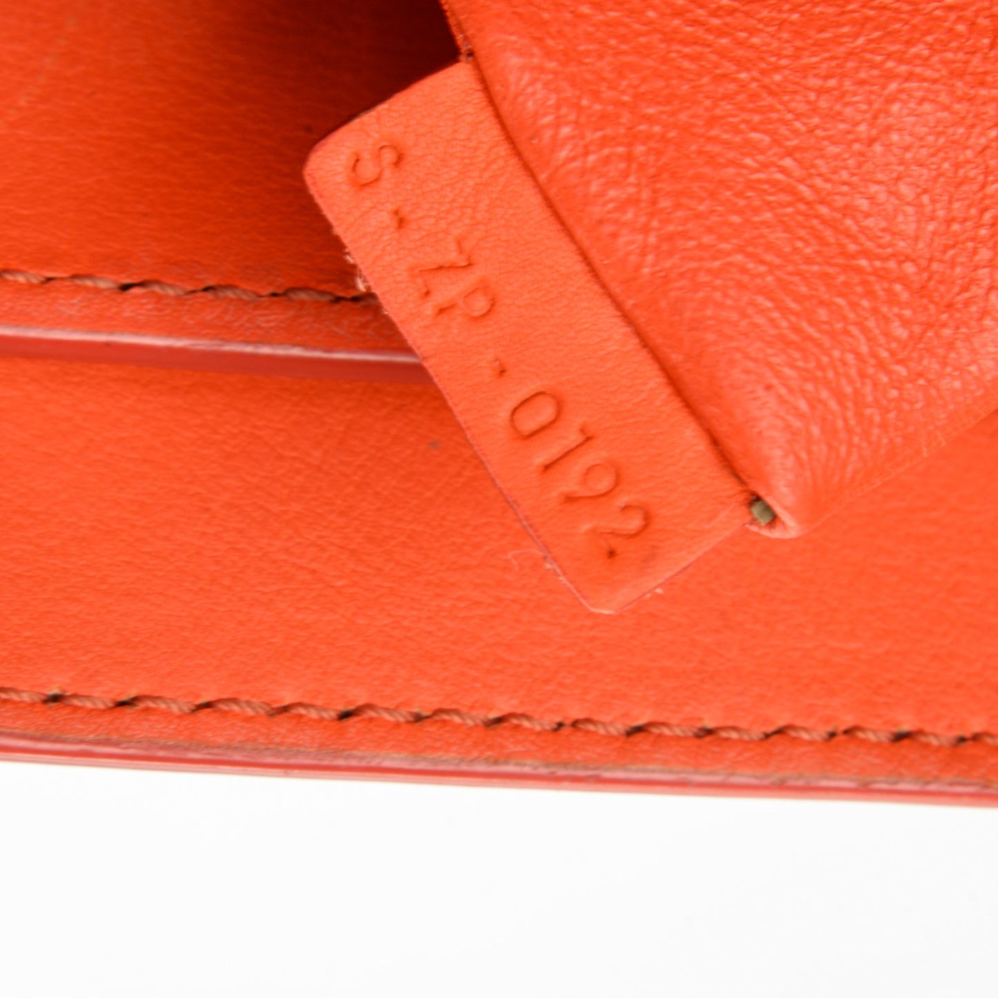 Smooth Calfskin Mini Luggage Bright Orange