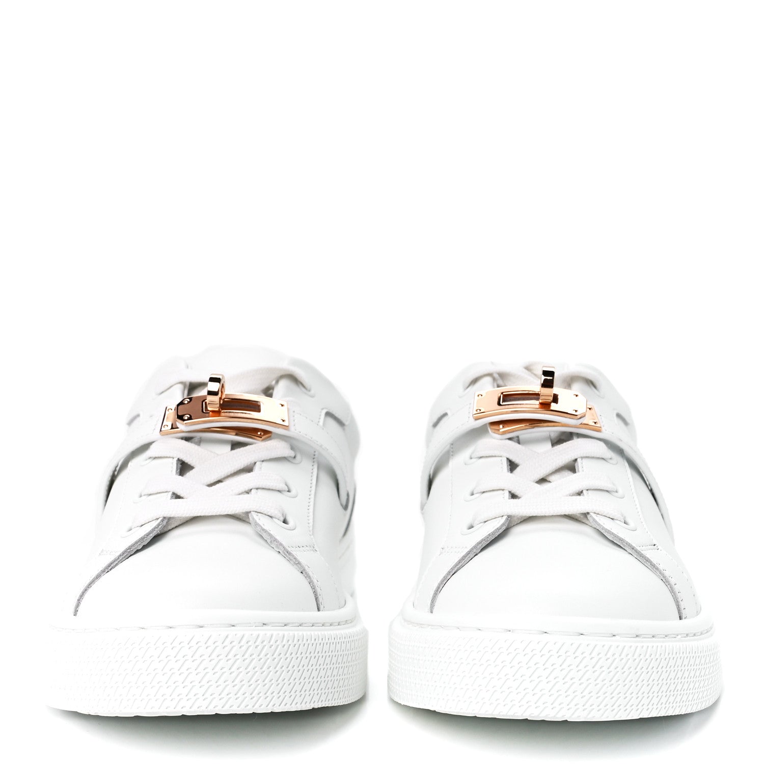 Hermes Calfskin Day Sneakers 38 White 2 of 10