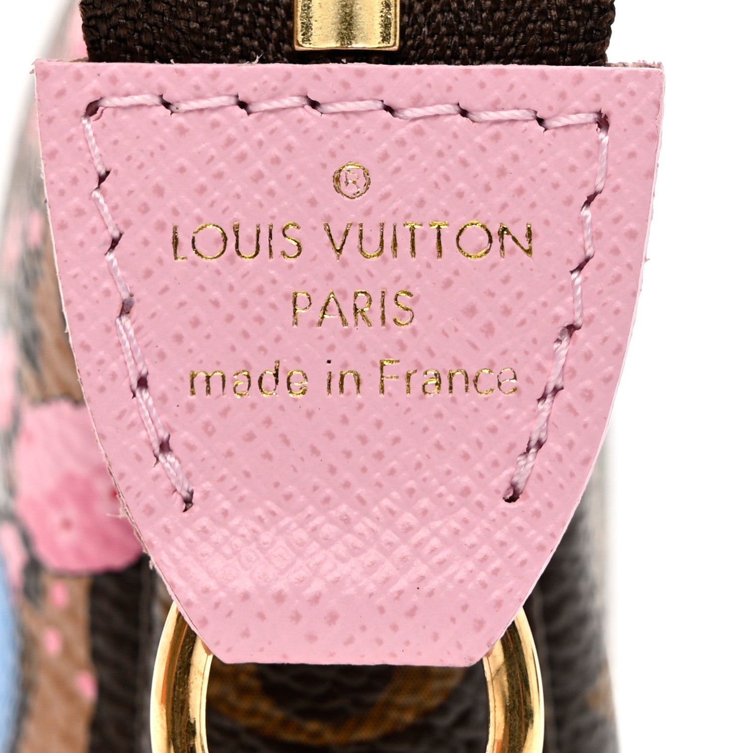 Louis Vuitton Monogram 2021 Christmas Animation Japanese Garden Mini Pochette Accessories Wisteria Pink 7 of 8