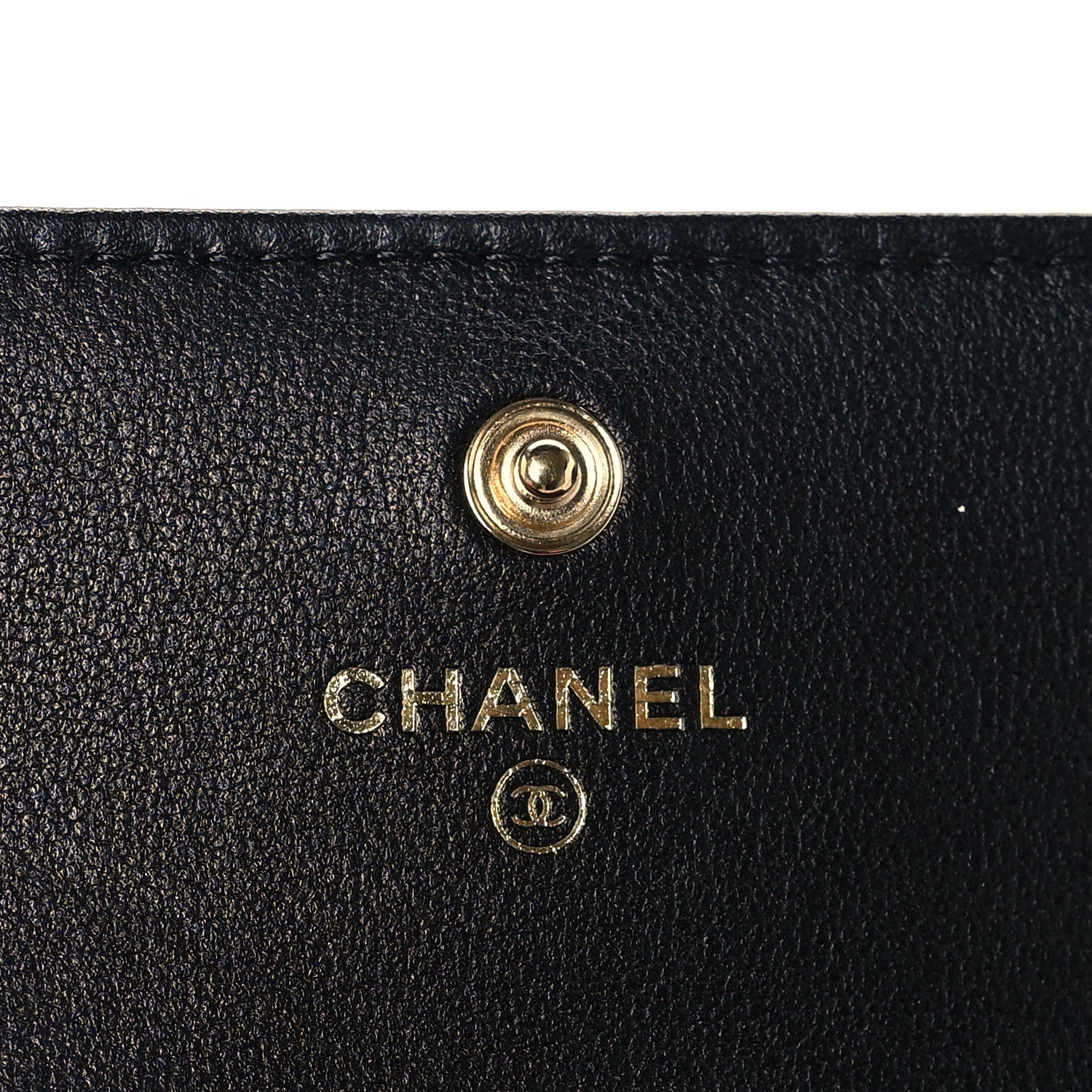Chanel Calfskin Quilted About Pearls Card Holder Flap With Chain Black 6 of 12