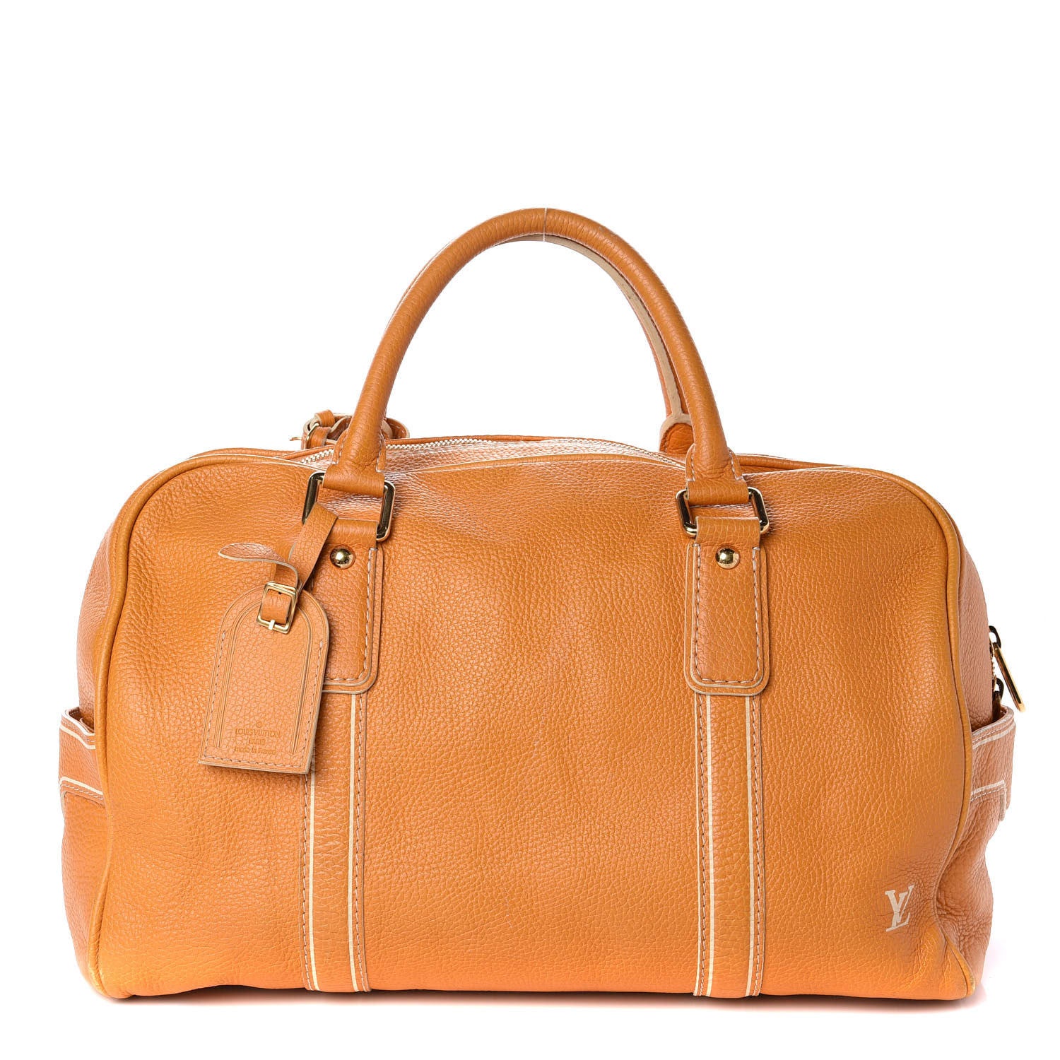 Louis Vuitton Tobago Calfskin Carryall Yellow 1 of 20