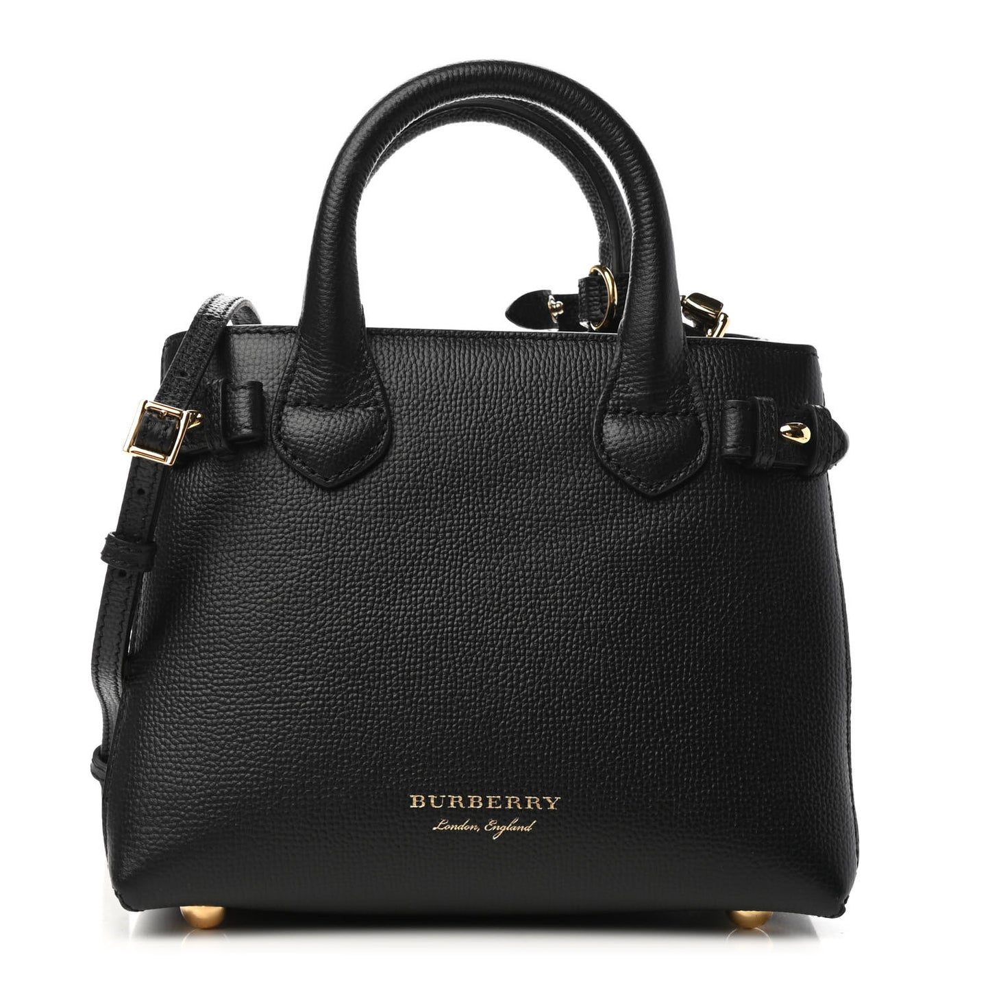 Derby Calfskin House Check Baby Banner Tote Black