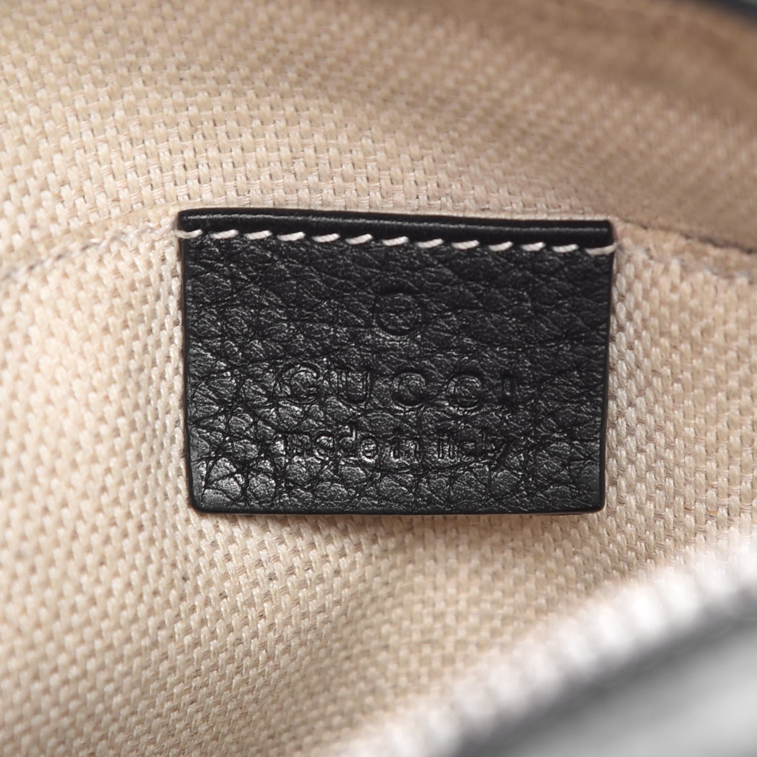 Gucci Pebbled Calfskin Small Soho Disco Bag Black 6 of 7